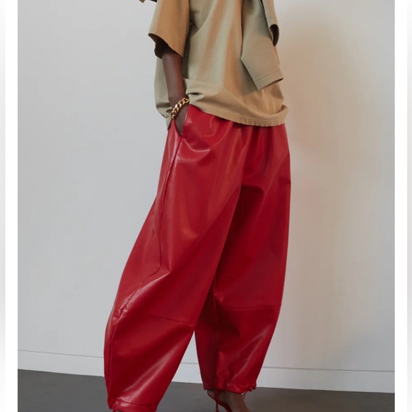 The Frankie shop balloon faux leather pants - Picture 1 of 5